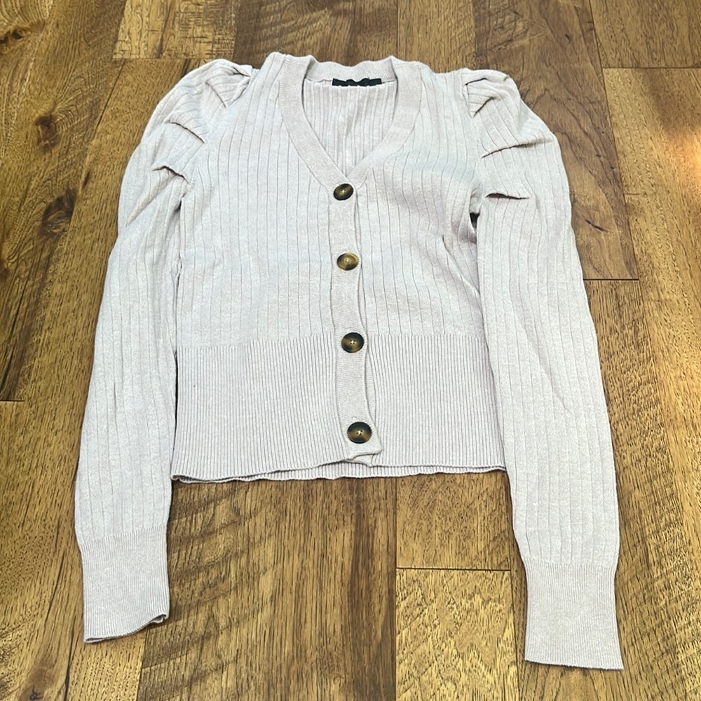 Raffi Woman’s Light Pink Cardigan Size XS